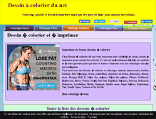 Tablet Screenshot of dessinacolorier.net